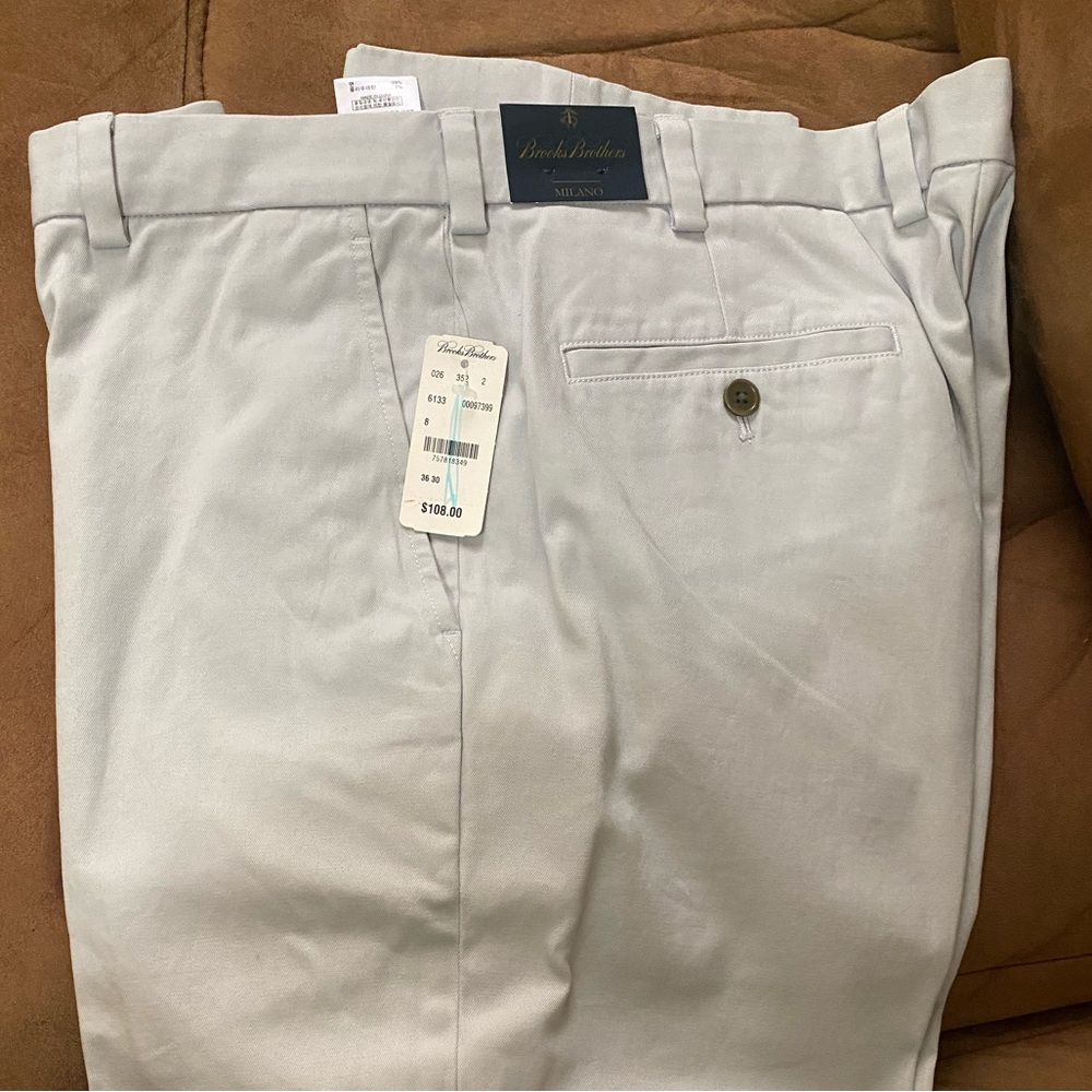 Brooks Brothers NWT Milano 36x30 Men’s Pants